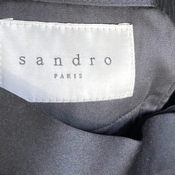 Sandro Classic Black Pants Size 36 US Size 4 Straight Leg Pants - Picture 5 of 6